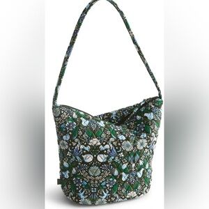 Vera Bradley Slouchy Bucket Shoulder Bag in Cotton in Enchanted Woodlands 🐿️🍂🍁